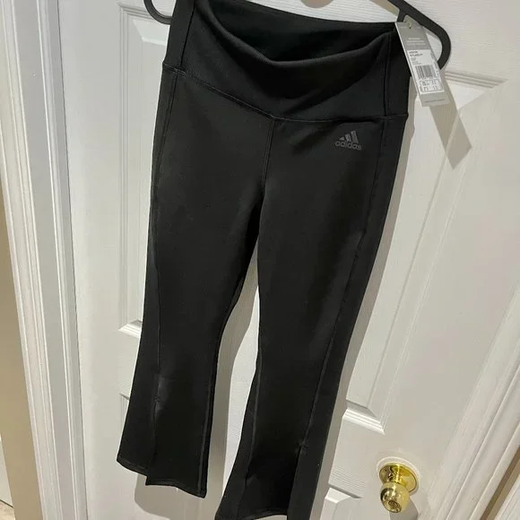 Adidas Hyperglam Flared Rib Pants - Picture 4 of 8